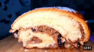 СДОБНЫЙ РУЛЕТ С НЕОБЫЧНОЙ ОРЕХОВОЙ НАЧИНКОЙ.??