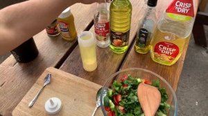 Заправка горчичная,  для любого свежего салата. Карантин. Сидим дома в изоляции. Готовим