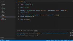 Python Tkinter: How to change Label Properties (Color, Text, Font size)