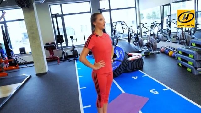 Тренировка с Мелитиной Станютой: разминка, планка, зарядка смотреть онлайн