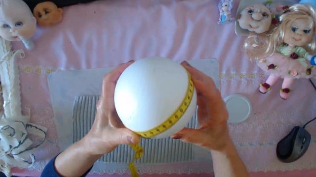 520.Как сделать тело для кукол и игрушек. Тело из шаров пенопласта. Шьем куклу. Muñeca de tela. смотреть онлайн