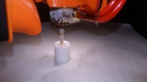 3д печать.  Рыболовной леской. Проба 5