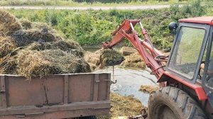 Работа ЮМЗ 6 экскаватор