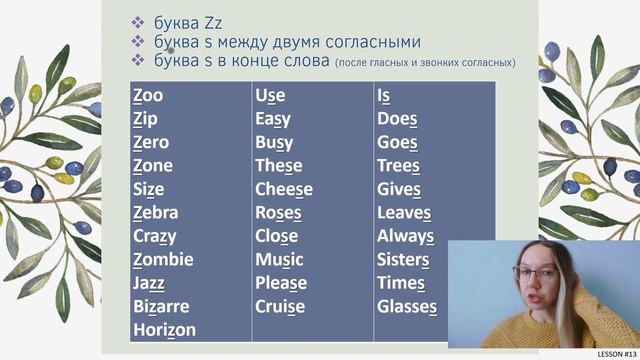 Lesson #13. Звуки [s] и [z] / Курс по произношению Read Properly / Звуки английского языка