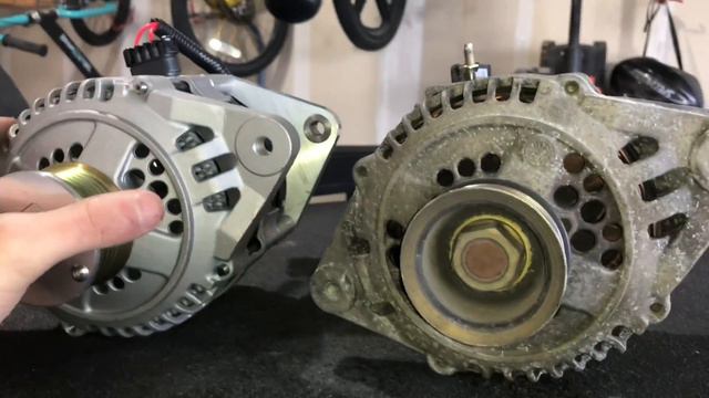 Installing my Singer 200 amp High Output Alternator in my 1996 Subaru Legacy kinda