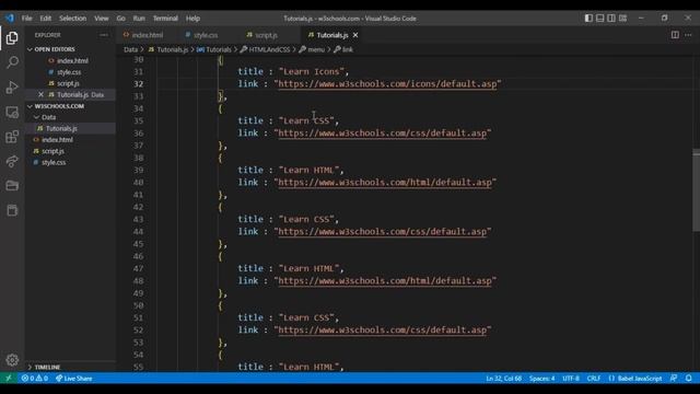 W3Schools Tutorial: How to clone data of an array of objects in JavaScript смотреть онлайн