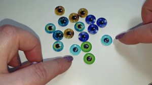Живые глазки для игрушек/стеклянные глазки/мастер класс/глазки из кабашонов