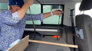 VW Bus / Multivan T6 - Sitzbank ausbauen /  Removal of the three seats bench - easy!