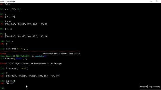 7 | Python List and Tuple by Hardik Patel