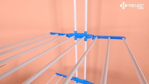 Обзор напольной сушилки для белья Helex Home V07