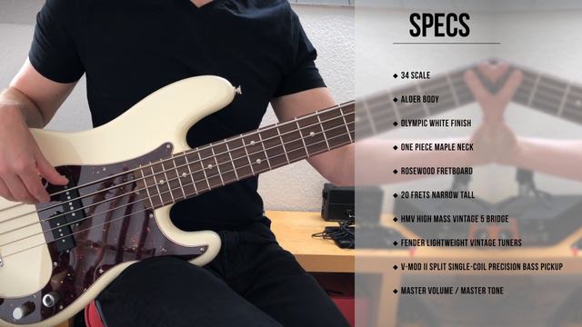 Fender American Professional II Precision Bass - Sound Demo (no talking) смотреть онлайн
