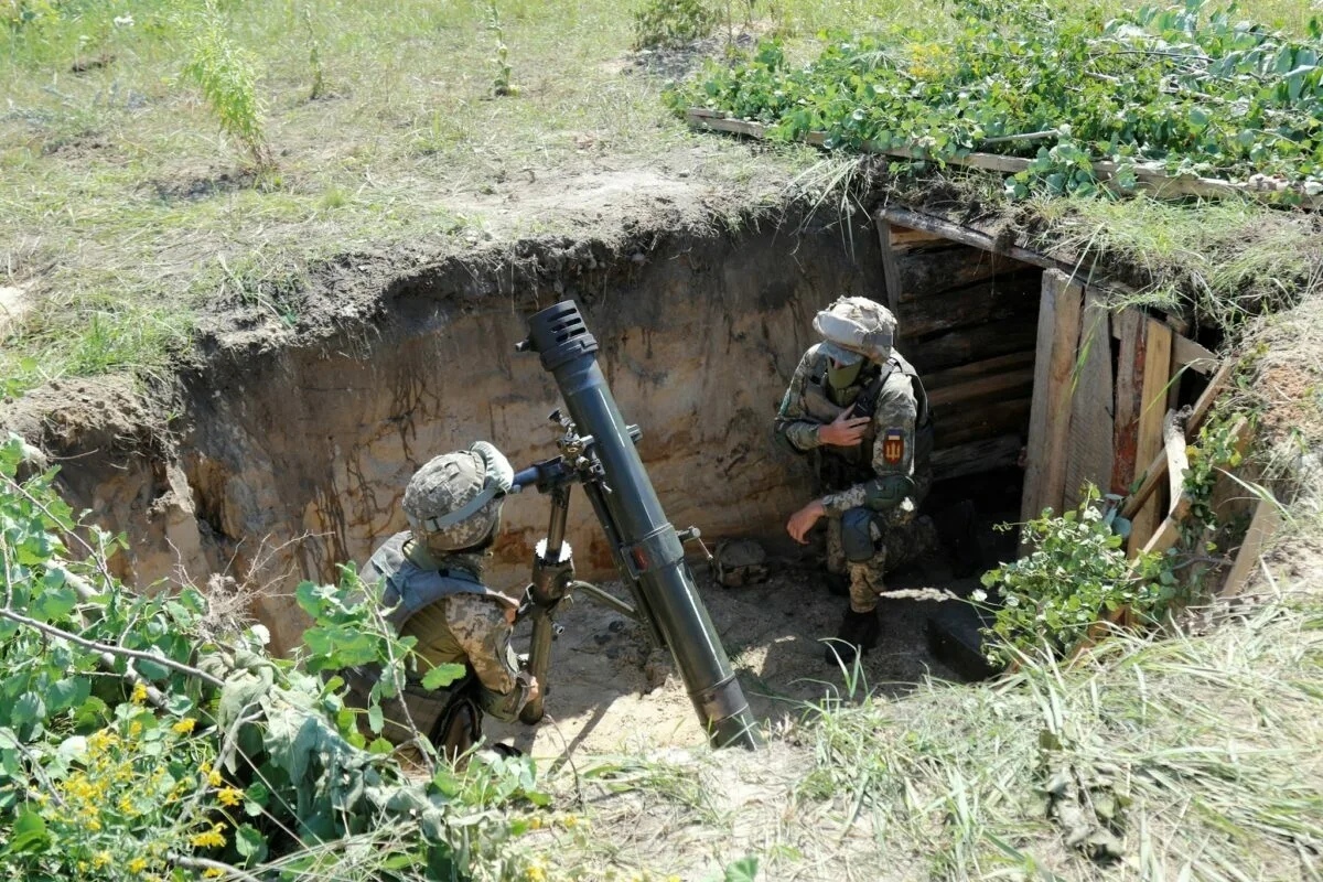 Блиндаж фото военные на украине