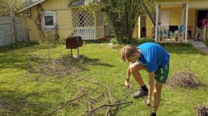 Работа на Даче! Отрывки с выходных на Даче