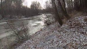 Ирбит! Река ГРЯЗНУШКА и её УСТЬЕ! Мост через неё у впадения! И сама река ИРБИТКА! И -10 холода!!