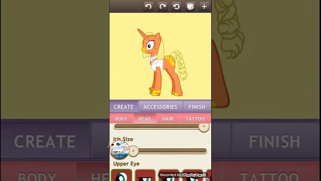 Как сделать белые глаза пони в "пони креаторе"? смотреть онлайн