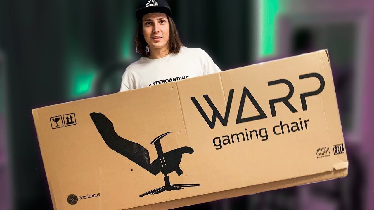 МОЕ НОВОЕ ИГРОВОЕ КРЕСЛО ОТ WARP GAMING CHAIR | РАСПАКОВКА И СБОРКА!