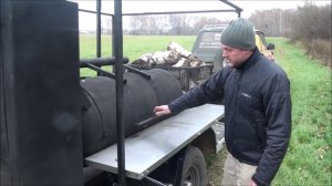 BBQ trailer made in Russia (прицеп барбекю)
