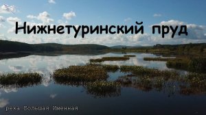 Нижнетуринский пруд. Вид с высоты.