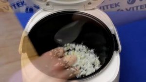 Рецепт приготовления ризотто с морепродуктами в мультиварке VITEK VT-4217 BN