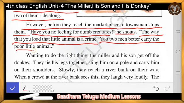 4th class English Unit-4"The Miller,His Son and His Donkey" смотреть онлайн