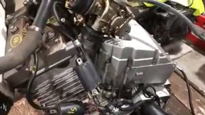 запуск снятого мотора Yamaha TDM 850 / 2