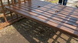 Качели пергола с раскладывающейся лавкой