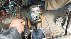 Машинка газа на лодку ПВХ с мотором Ветерок 8 своими руками.