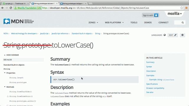 JavaScript Strings MDN
