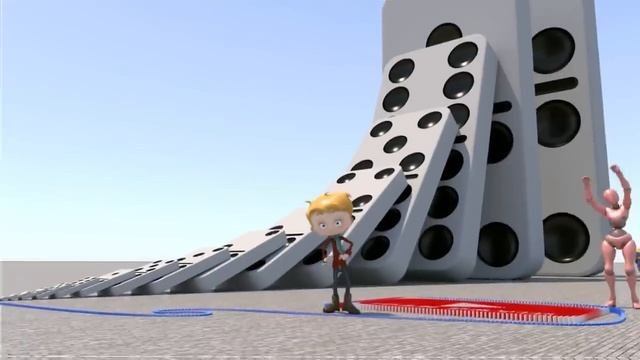 Domino Effect    The Largest Domino Simulation V9