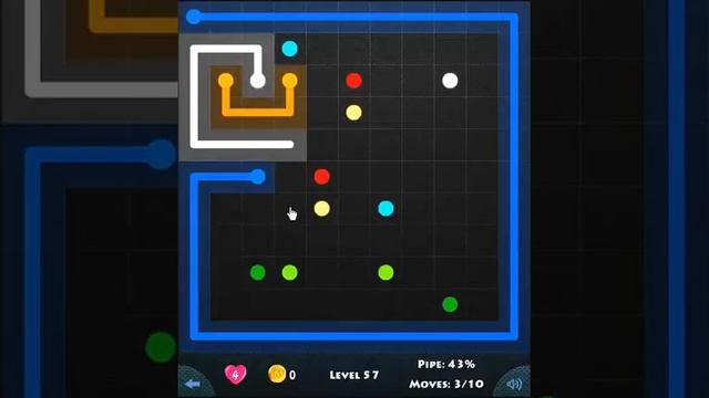 flow game facebook - jumbo pack level 57 Connect the dots