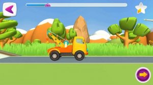 Leos Cars 2 Gameplay -  Tow Truck | Educational Game & Cars Puzzle | The Children's Designer