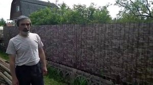 Установка забора из профнастила в д. Белавино Конаковского района - отзыв клиента