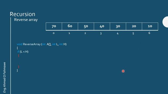 Reverse array recursively смотреть онлайн