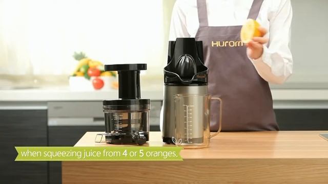 Насадка для цитрусовых для шнековых соковыжималок Hurom H-AA и HZ смотреть онлайн