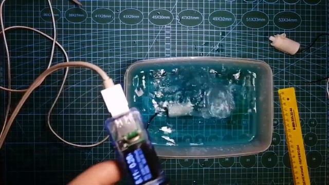 Погружной водяной насос для самоделок. DC 3-6 V. Малошумящая мини помпа DIY - аквариум, фонтанчик.. смотреть онлайн