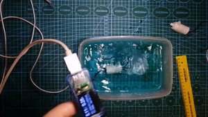 Погружной водяной насос для самоделок. DC 3-6 V. Малошумящая мини помпа DIY - аквариум, фонтанчик..