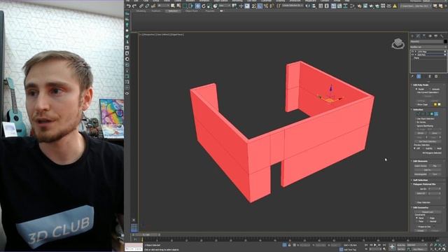 Как разделять стены на отдельные объекты в 3dsmax | 3D CLUB Школа визуализации и моделирования смотреть онлайн