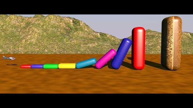 Domino Simulation S15!Big Domino Effect Blast!Colourfull Domino  Effect Domino  Effect By#SUMISHAVF