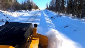 Кировец. К 700. Чистка снега. Расчистка снега