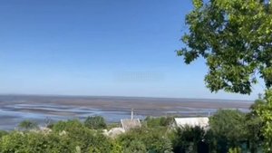 Каховское водохранилище фактически исчезло.