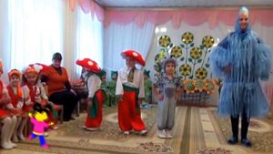 Игра с дождиком на осеннем утреннике 2011 в старшей группе Муз  рук  Максюта Г  В