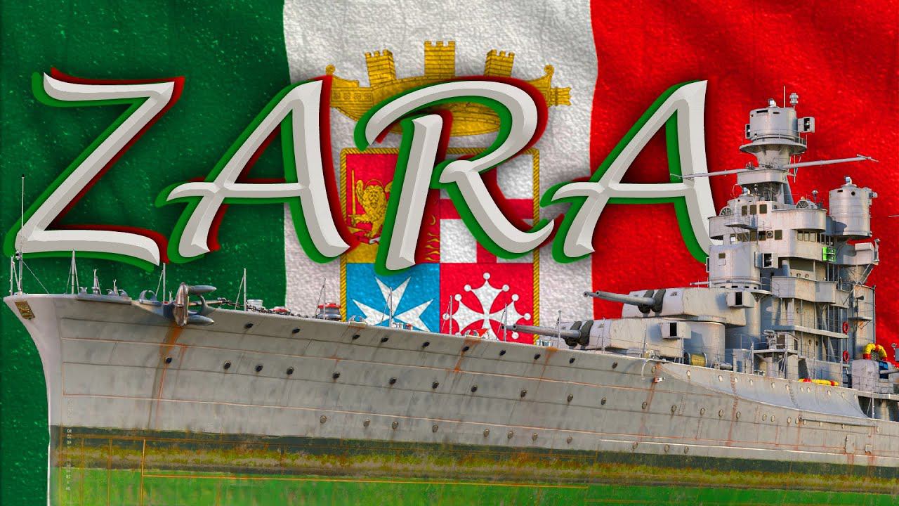 RN Zara в War Thunder ну это конечно...