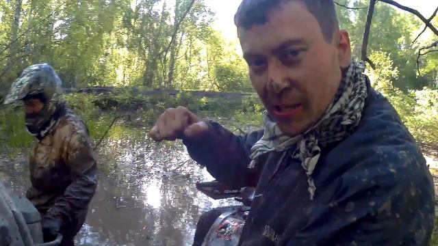 Бобриха.CFmoto по уши в грязи. смотреть онлайн