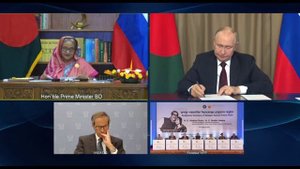 Церемония по случаю завоза ядерного топлива на АЭС «Руппур» 05.10.2023