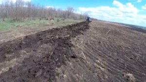 Дискование паханой целины. Система контроля высева. Видеодневник 23.04.2018.