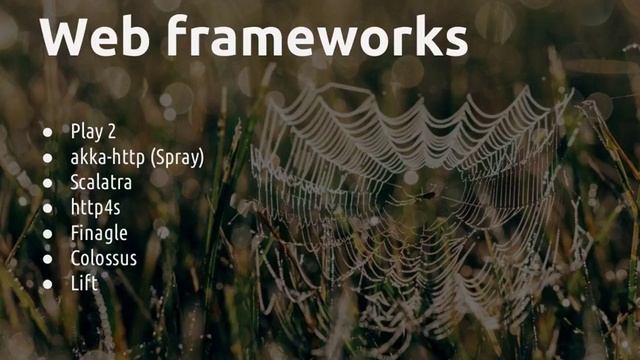 Exploring the Scala ecosystem