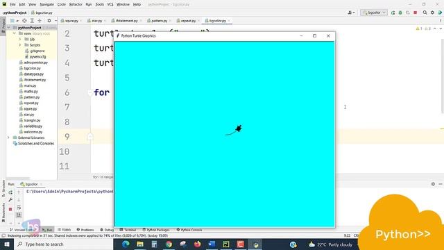 Create Circle in Python | Python Turtle - Circle Tutorial | Free Python Tutorial | Web Development