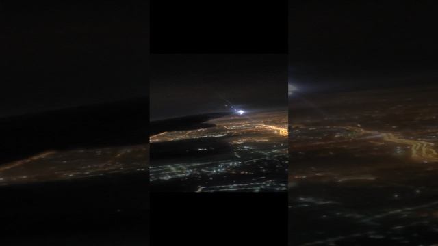 7. Летим над ночными Химками. SSJ300 AK Россия