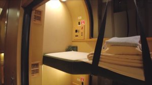 Самая популярная дешевая отдельная комната в японском спальном поезде ? 12-часовая поездка в Токио