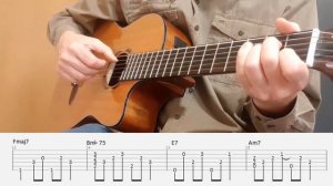 Autumn Leaves - Fingerstyle guitar with tabs